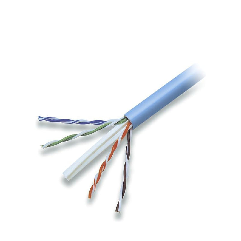 LS Cat6 SF/UTP Cable Roll PVC (CM) 4Pair Shielded 24AWG -305M - Blue