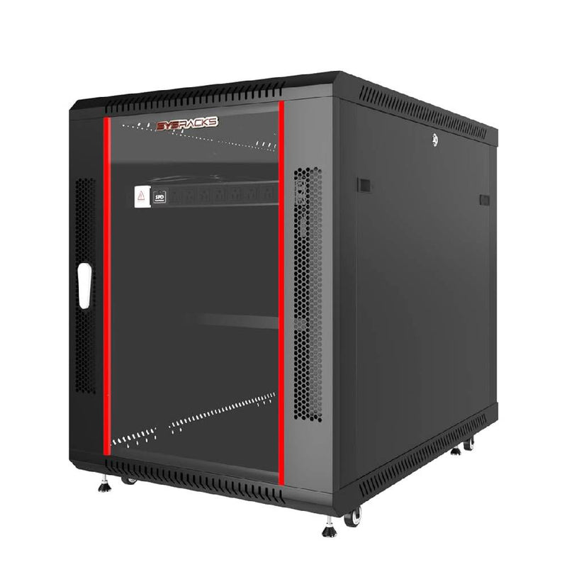 4U 28inch,21inch,12inch Cabinet With PDU