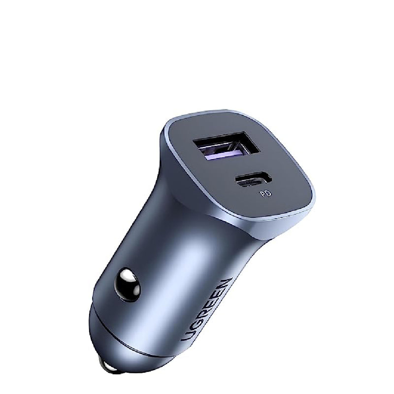 UGREEN USB-C PD+USB-A QC 30W Fast Car Charger