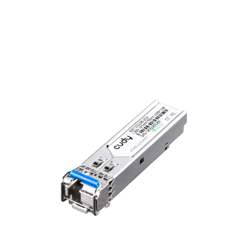 Cudy 1.25G SFP Bi-di, 1.25Gb/s, 1310Tx/1550Rx FP 20km, 12.5dB