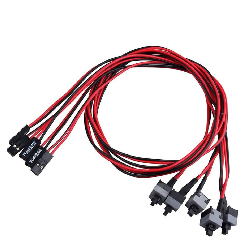 ATX PC Computer Motherboard Power Cable On/Off Switch - 50cm