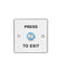 Waterproof Exit Button IP66, 86 X 86