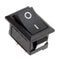 Rocker Switch, SPST 2PIN ON-OFF, Black Button Black Housing, "O I" Marked