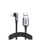 Angled Lightning To USB 2.0 A Male Cable (90°  Angle)