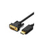 UGREEN DP Male to DVI Male Cable 1.5m (Black)