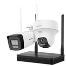 Hikvision HiLook 4MP H.265 One bullet + One turret WiFi NVS Kit