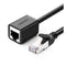 UGREEN Cat 6 FTP Ethernet RJ45 Extension Male/Female Patch Cords 1.5m (Black)