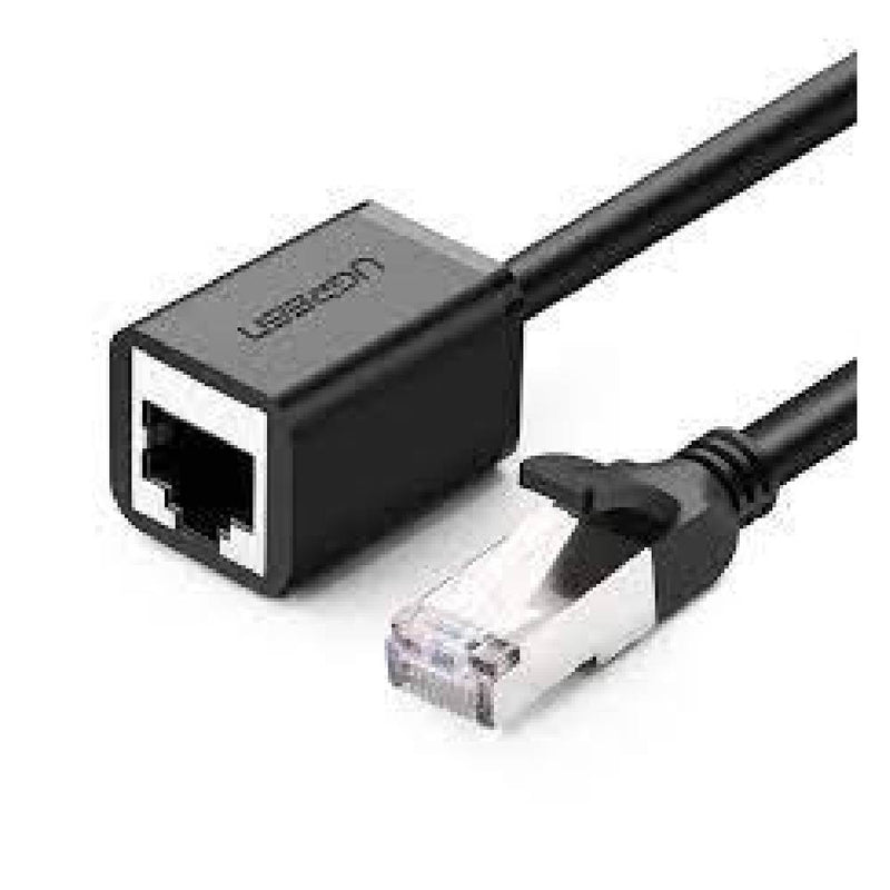 UGREEN Cat 6 FTP Ethernet RJ45 Extension Male/Female Patch Cords 1.5m (Black)