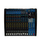 14 Channels Mixer, 4 groups output,  with MP3 player and 24-bit DSP