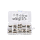 100PCS/lot 5x20mm Quick Blow Glass Tube Fuse Assorted Kit Fast Blow Glass Fuses 250V 1A/2A/3A/4A/5A/6A/7A/10A/15A/20A