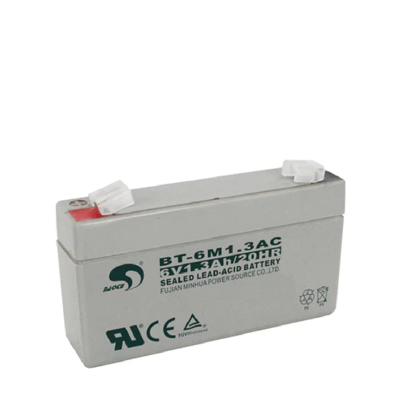 Sealed Lead Acid Battery 6V 1.3Ah / 20HR