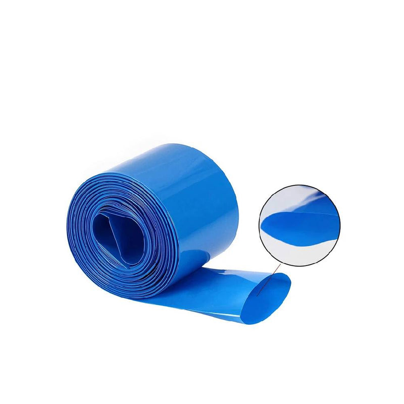 PVC Heat Shrink Wrap Tube Insulation - 20mm, Blue, 1M