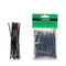 Terminator Cable Ties In Black Colour  (100Pcs In Bag)