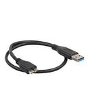 USB 3.0 A Male to Micro USB 3.0 Male Cable 0.25m (Black)