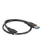 USB 3.0 A Male to Micro USB 3.0 Male Cable 0.25m (Black)