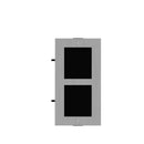 2 Module 2nd Video Intercom Brackets (Flush type)