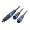 IP67 Electrical Cable Waterproof 3 Pin M15 Connector - Male