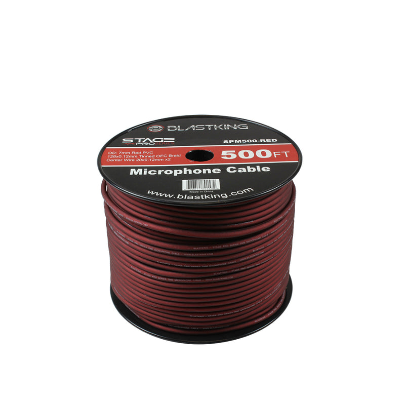 Microphone Cable by wooden reel OD6.2MM[(28/0.12OFC)x2C+Yarn +AL+BD(128/0.09OFC)] Wine Red Braid Shield 100m/reel
