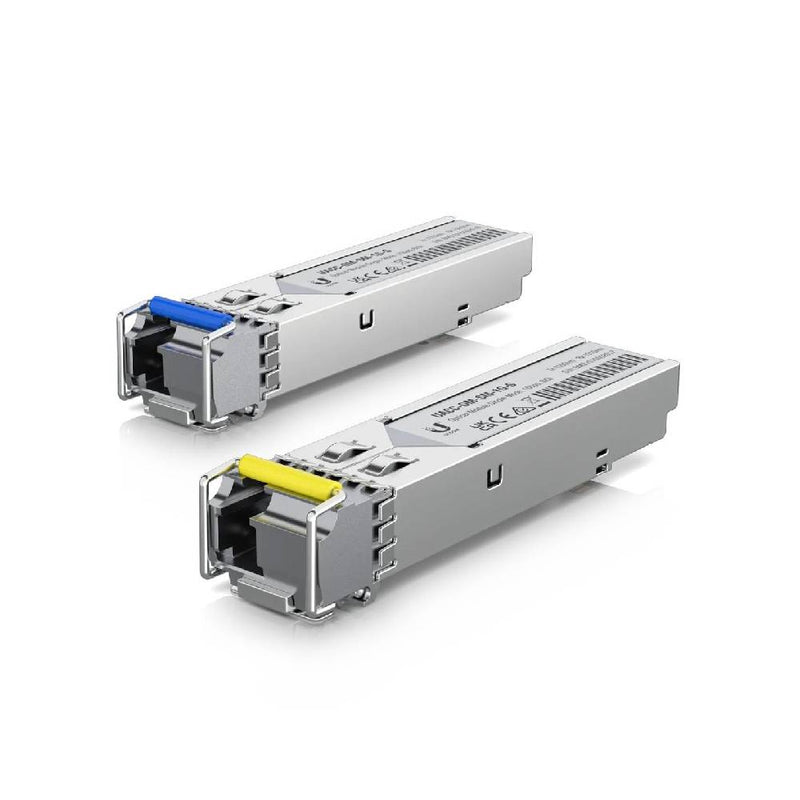 Ubiquiti Single-mode, Simplex, Fiber Transceiver SFP Module, 2-pack (pair)