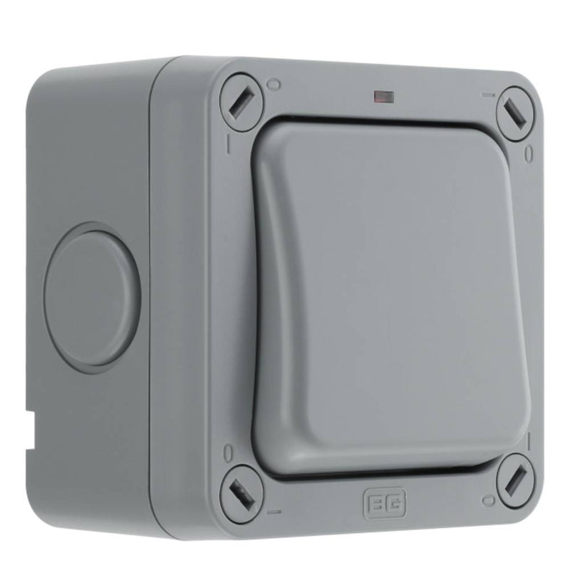 UV Stable IP66 20AX Wide Rocker Single Switch - 2 Way