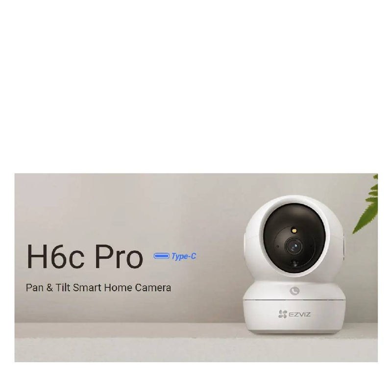 EZVIZ H6c Smart Wi-Fi Pan & Tilt Camera with 2 Way Talk