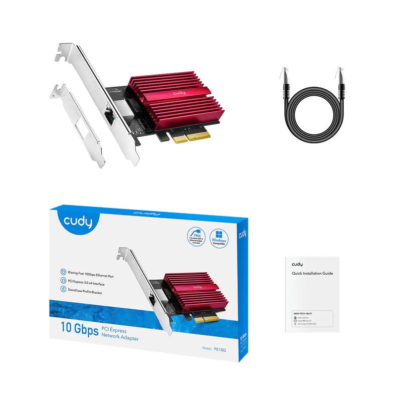 Cudy 10G PCI Express Adapter(Marvell AQC113)