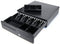 Metallic Cash Drawer 5 Bills, 8 Coins 1 Check Slots, Standard Wire Clip, 3 Position Locks
