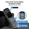 AI Voice Recorder with APP Transcription Voice Activated 100Language Translator Audio Dictaphone Magnetic Noise Reduction Player (32GB)