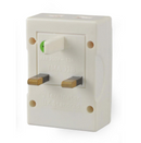 Terminator 3 Way Universal Multi Adaptor One 3 Pin And Two 2   Pin with 3 Pin Flat Plug 13A
