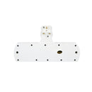 Terminator 4 Way Universal T-Socket Multi Adaptor With Individual Switches & Indicators 13A
