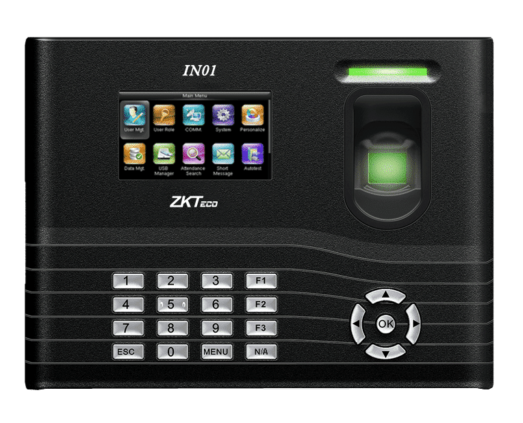 ZKTECO Fingerprint Time Attendance and Access Control - IN01