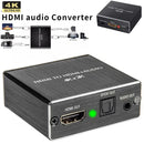Optical TOSLINK Audio Converter With  HDMI to HDMI (4K x 2K)  &  3.5mm port