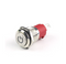 Push Button Metal 16mm 4 PIN Latching LED Red 220V Power Logo LED