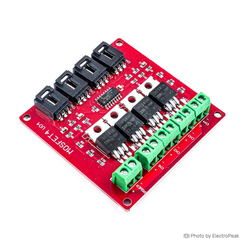 4-way MOSFET Switch IRF540 Isolated Power Module