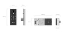 EZVIZ DL03 Pro Smart Rim Lock Fingerprint Unlocking