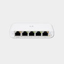 Ubiquiti UniFi Switch Flex Mini with 5-Port managed Gigabit Ethernet switch powered by 802.3af/at PoE or 5V, 1A USB-C power adapter