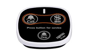 Syscall Premium matte finishing call button transmitter - 3 Button (Black)