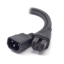 IEC C14 to C15 Male to Female Cable - 2M