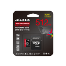 ADATA  High Endurance microSDXC/SDHC UHS-I Card 512GB