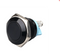 Push Button Metal 16MM 2 Pin Screw Terminal Black Color