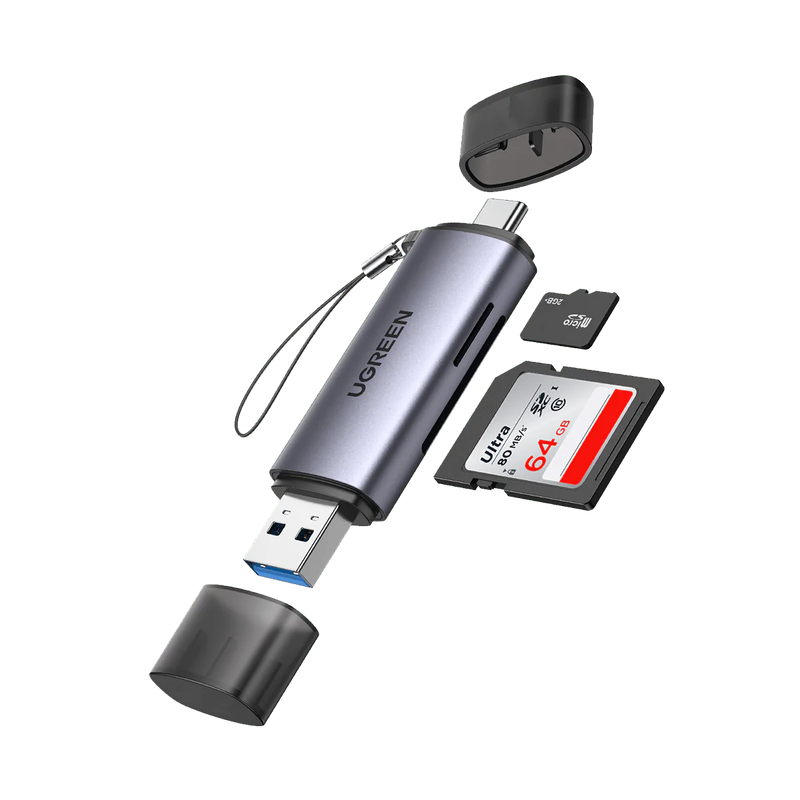 UGREEN 2-in-1 USB C OTG Card Reader