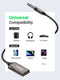 UGREEN Bluetooth Car Receiver Aux with Mic (Space Gray)