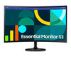 Samsung Essential Curve S3 S36D 27" VA-FHD-4ms-100Hz-VGA- HDMI-HDR-VESA Monitor