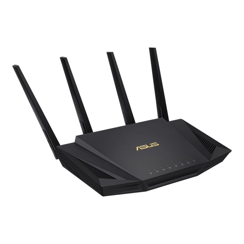 ASUS AX3000 Dual Band WiFi 6 (802.11ax) Router with MU-MIMO and OFDMAASUS AX3000 Dual Band WiFi 6 (802.11ax) Router with MU-MIMO and OFDMA