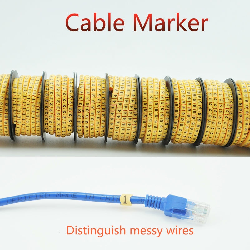 EC-1 PVC Colour Cable Marker (0 to 9)