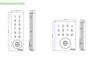 ZKTECO Waterproof standalone access control devices - MKW‐H/ ID and MF