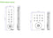 ZKTECO Waterproof standalone access control devices - MKW‐H/ ID and MF