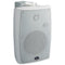 6"+1.5" Two way wall mounted speaker, 5W-10W-20W-40W@100V+8ohm, ABS body, metal grille, metal brackett, white