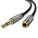 3.5mm Stereo Male to Female Audio Cable 1M
