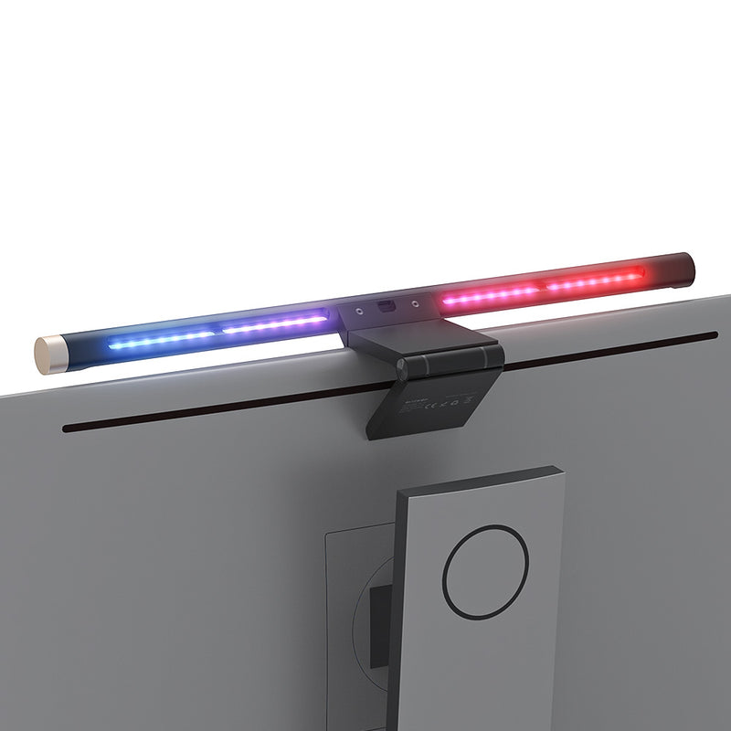 RGB Computer Monitor Adjustable Light Bar With Dual Light Source